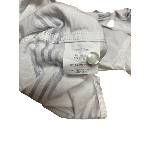 Cody James Men's White Blue Regular Pearl Snap Ikat Button Down Shirt Size XL - Picture 7 of 15